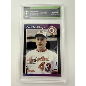 2001‎ Donruss Rookie Reprint Curt Schilling #1623/1989 DEGREE 7 Orioles